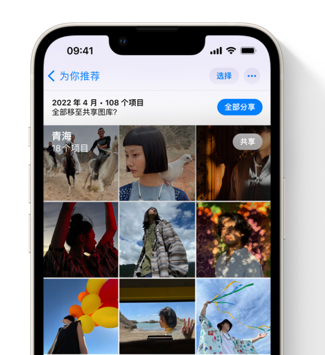 曲阜苹果维修网点分享在 iPhone 上使用共享图库 