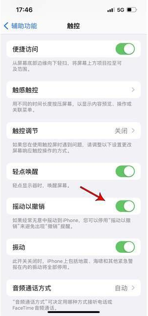 曲阜苹果手机维修分享iPhone手机如何设置摇一摇删除文字 